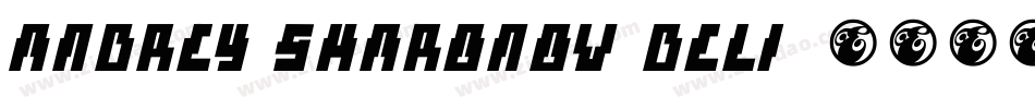 Andrey Sharonov Deli字体转换